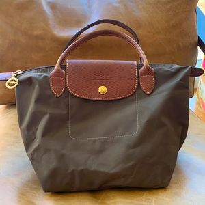 Longchamp bag olive colored